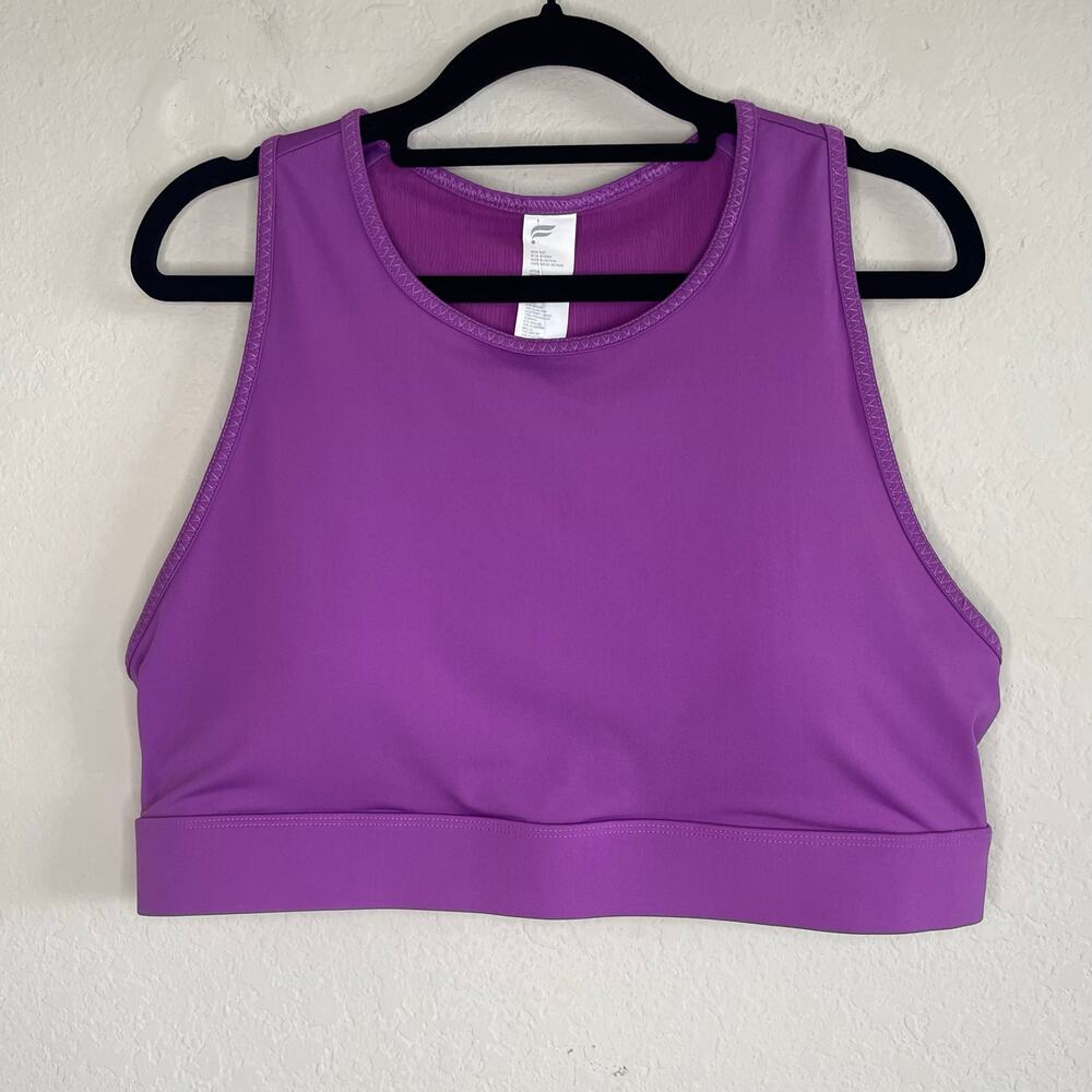 Fabletics Trinity High Impact Sports Bra in Bright Fig Women’s NEW - Size XXL